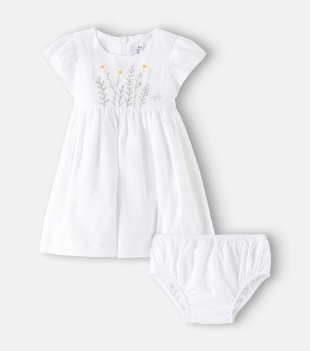 Bébé – Set robe et culotte bloomer en lin - Il Gufo - Modalova