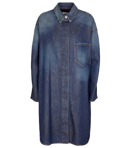 Robe chemise en jean - MM6 Maison Margiela - Modalova