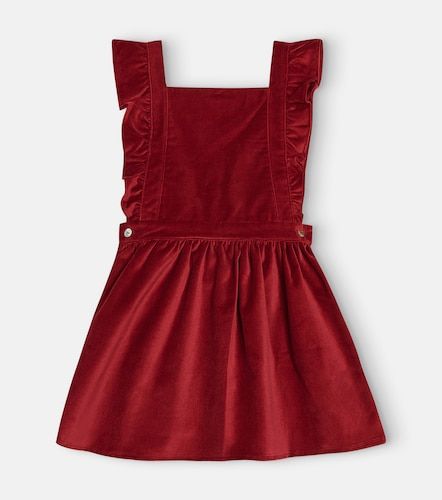 Jupe chasuble Cora en velours de coton - La Coqueta - Modalova