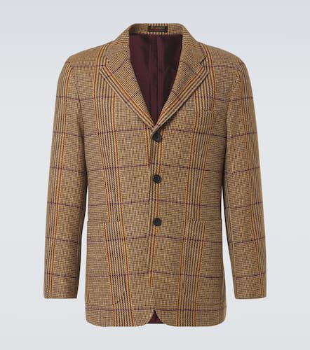 Blazer en laine à carreaux - Rubinacci - Modalova