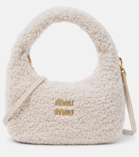 Sac Wander Small en shearling - Miu Miu - Modalova