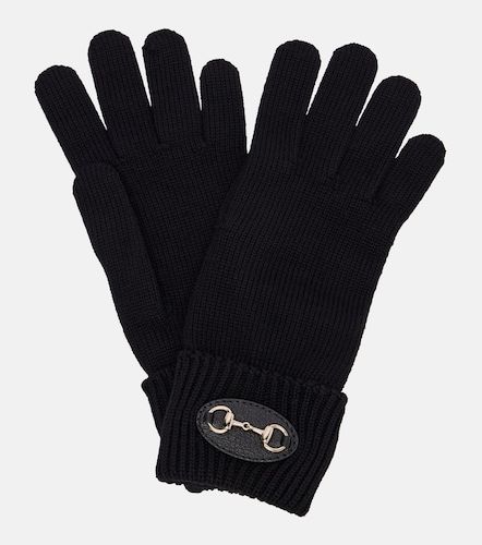 Gucci Gants Horsebit en laine - Gucci - Modalova