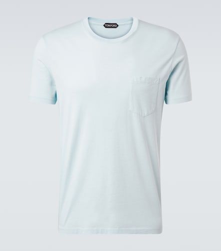 Tom Ford T-shirt en coton et soie - Tom Ford - Modalova