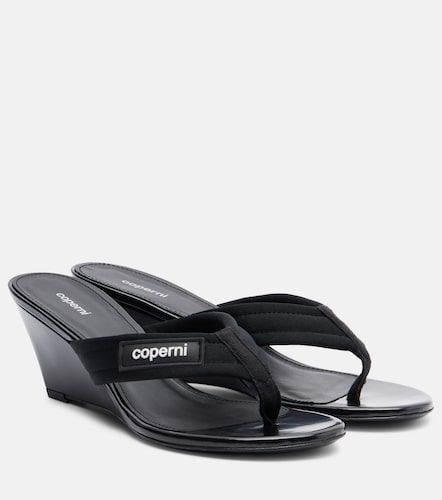 Coperni Mules compensées à logo - Coperni - Modalova