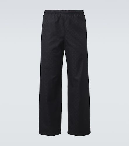 Gucci Pantalon droit en toile GG - Gucci - Modalova
