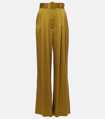 Pantalon ample en satin de soie - Zimmermann - Modalova