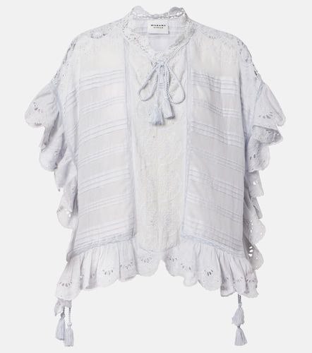 Top Payton en coton à borderies anglaises - Marant Etoile - Modalova