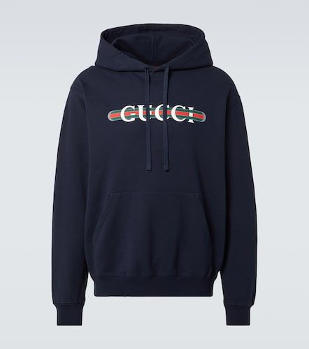 Sweat-shirt en jersey de coton à logo - Gucci - Modalova