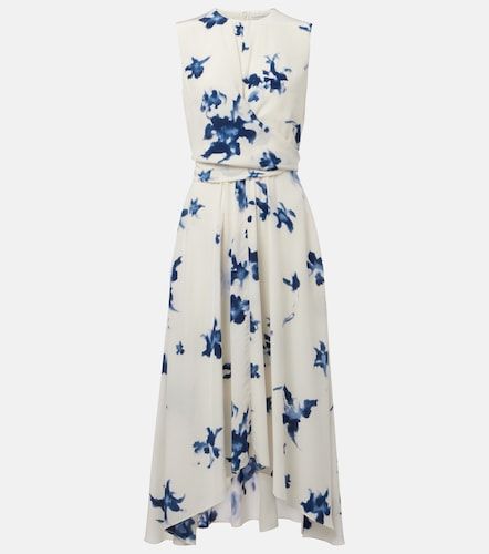 Robe portefeuille Penny en soie à fleurs - Altuzarra - Modalova