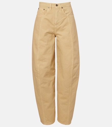 Jean barrel à taille haute - Victoria Beckham - Modalova