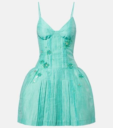 Robe en lin mélangé à ornements - Shushu/Tong - Modalova