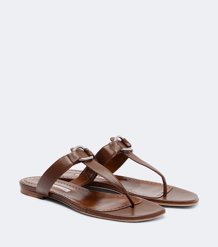Sandales Mionasan en cuir - Manolo Blahnik - Modalova