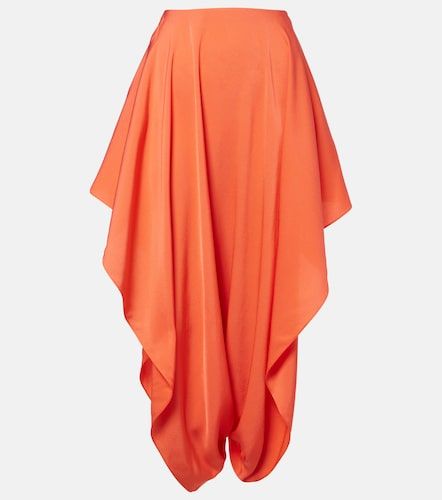 Alaïa Jupe midi Peek en cady - Alaia - Modalova
