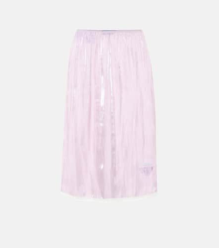 Prada Jupe en soie à dentelle - Prada - Modalova