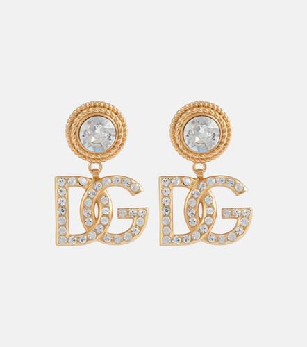 Boucles d'oreilles clip DG à ornements - Dolce&Gabbana - Modalova