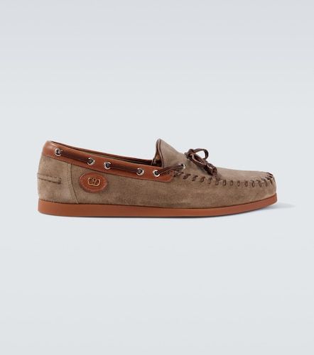 Chaussures bateau Palm Avenue en daim - Valentino Garavani - Modalova