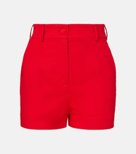 Short à taille haute en coton mélangé - Dolce&Gabbana - Modalova
