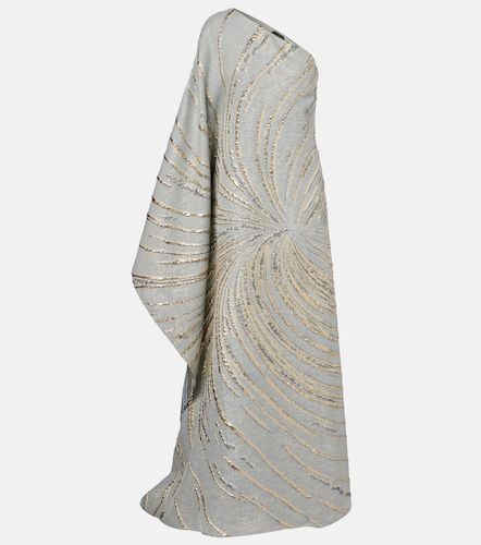 Robe longue Cannes asymétrique en lamé - Taller Marmo - Modalova