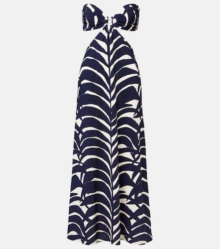 Robe longue Ocean Layers imprimée - Johanna Ortiz - Modalova