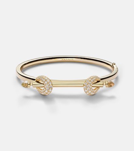 Bracelet Chakra Icon en or 18 ct (750/1000), diamants et quartz - Ananya - Modalova