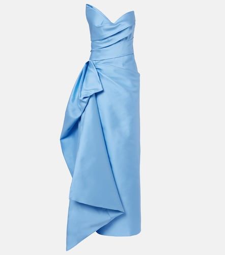 Robe longue bustier asymétrique - Monique Lhuillier - Modalova