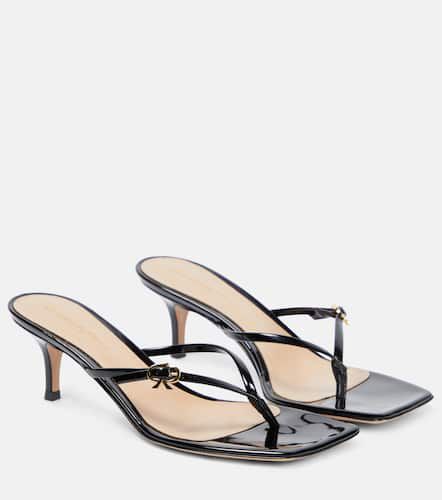 Sandales en cuir verni - Gianvito Rossi - Modalova