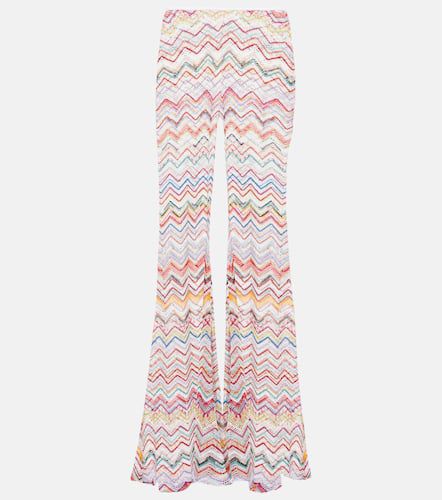 Pantalon évasé Zig Zag en lamé - Missoni Mare - Modalova