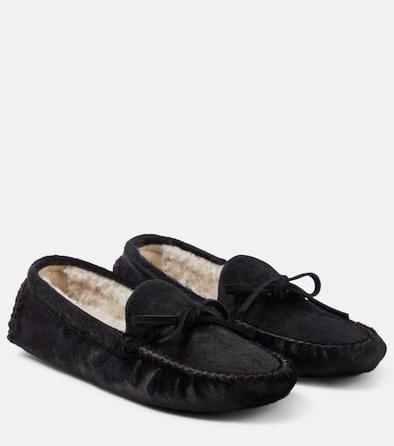 Mocassins Lucca en cuir façon poulain - The Row - Modalova