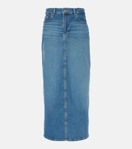 Jupe midi en denim taille haute - AG Jeans - Modalova