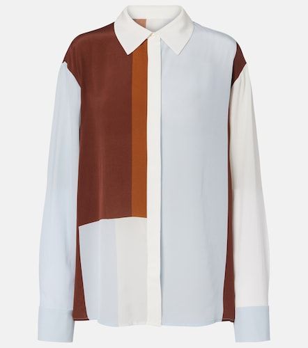Chemise Marais en soie colorblock - SIR - Modalova