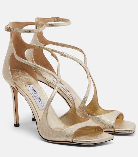 Sandales Azia métallisées - Jimmy Choo - Modalova