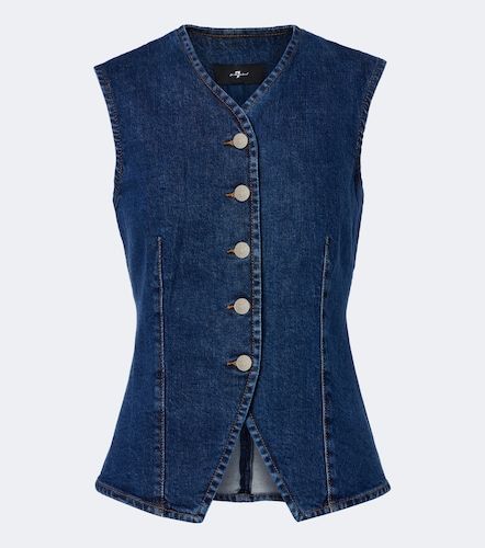 Gilet Lady en coton mélangé - 7 For All Mankind - Modalova