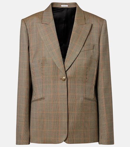 Blazer Country Check en laine - McQueen - Modalova