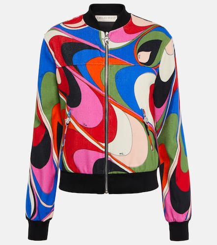 Veste Onde imprimée en coton mélangé - Pucci - Modalova