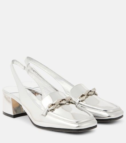 Escarpins slingback Diamond Tilda en cuir métallisé - Jimmy Choo - Modalova