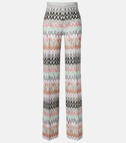Pantalon droit Zig-zag en lamé - Missoni - Modalova