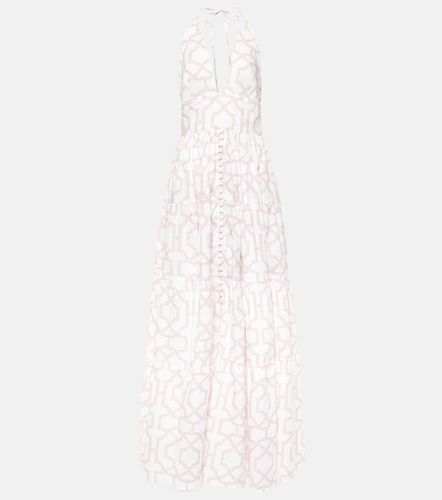 Robe longue Celeste en coton à imprimé - Alexandra Miro - Modalova