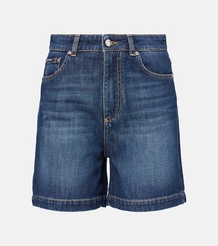 Short taille haute en denim - Dolce&Gabbana - Modalova