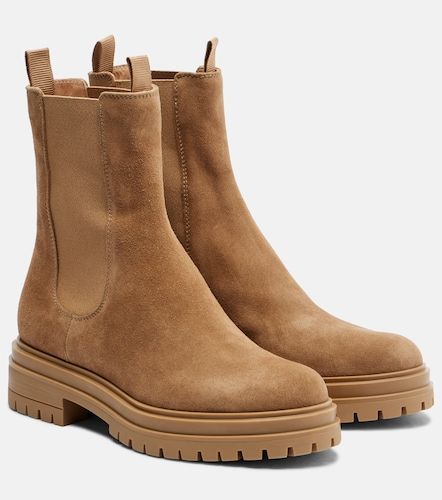 Bottines Chelsea Chester en daim - Gianvito Rossi - Modalova