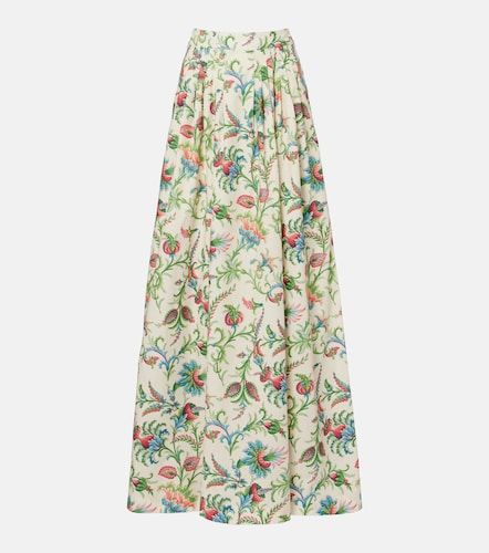 Etro Jupe longue en coton à fleurs - Etro - Modalova