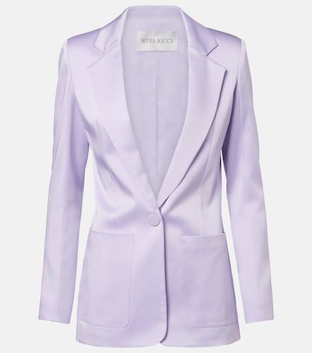 Blazer en crêpe de satin - Nina Ricci - Modalova