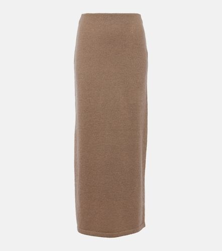 Jupe midi taille haute en mohair mélangé - JW Anderson - Modalova