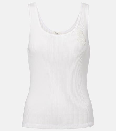 Chloé Top en coton à logo - Chloe - Modalova