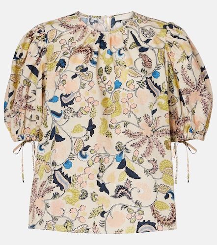 Blouse Coralie en coton à fleurs - Ulla Johnson - Modalova