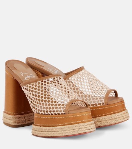 Mules Almeja à plateau - Christian Louboutin - Modalova