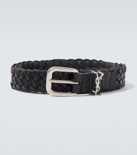 Ceinture Cassandre en cuir - Saint Laurent - Modalova