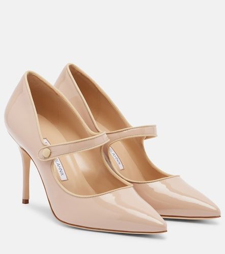 Escarpins Mary Jane Campari en cuir verni - Manolo Blahnik - Modalova