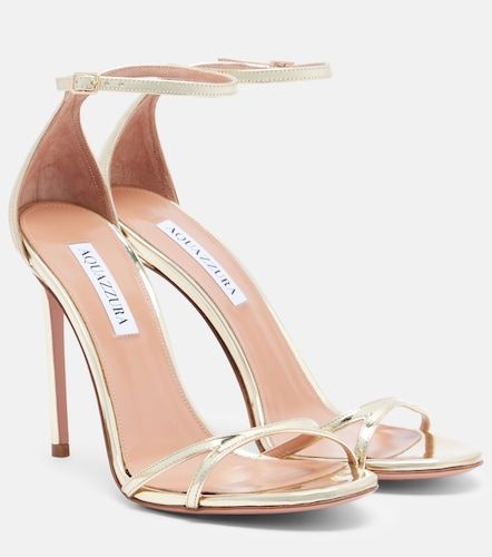 Sandales Nuda en cuir métallisé - Aquazzura - Modalova