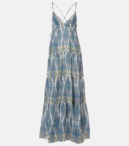 Robe longue imprimée en coton et soie - Etro - Modalova