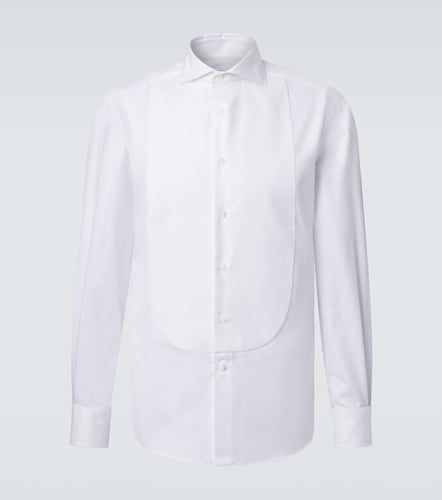 Chemise de smoking en coton - Brunello Cucinelli - Modalova